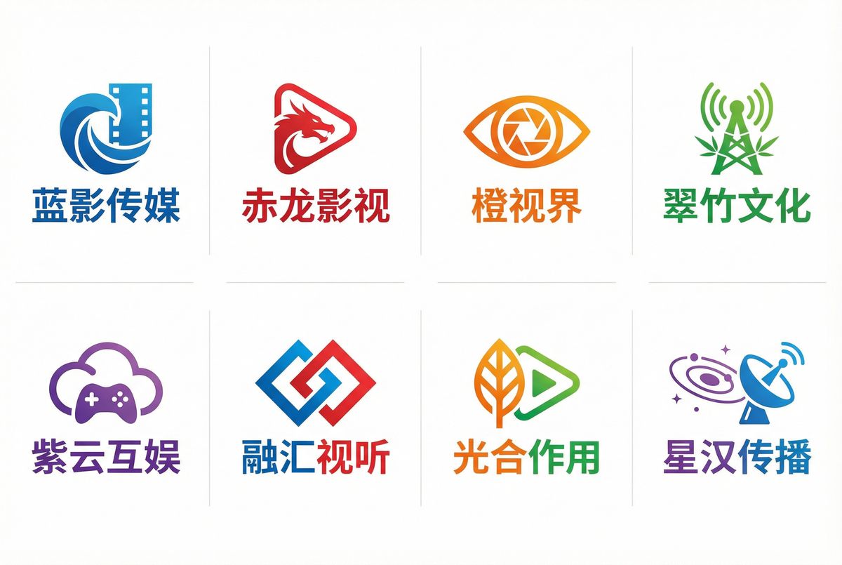 午夜大片 - 合作影视品牌Logo墙